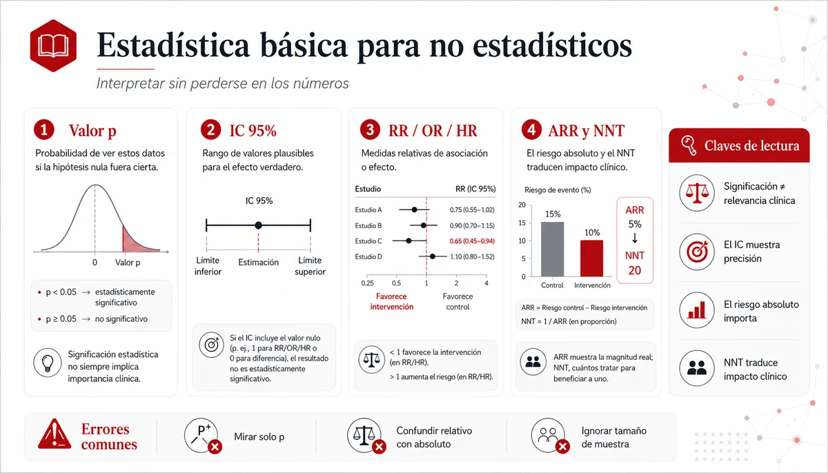 Resumen de conceptos estadísticos básicos para interpretación